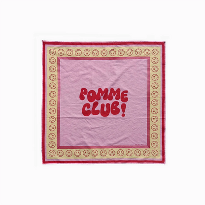 sjaal pomme club smilin', blowy bubblegum - ATELIER POMME