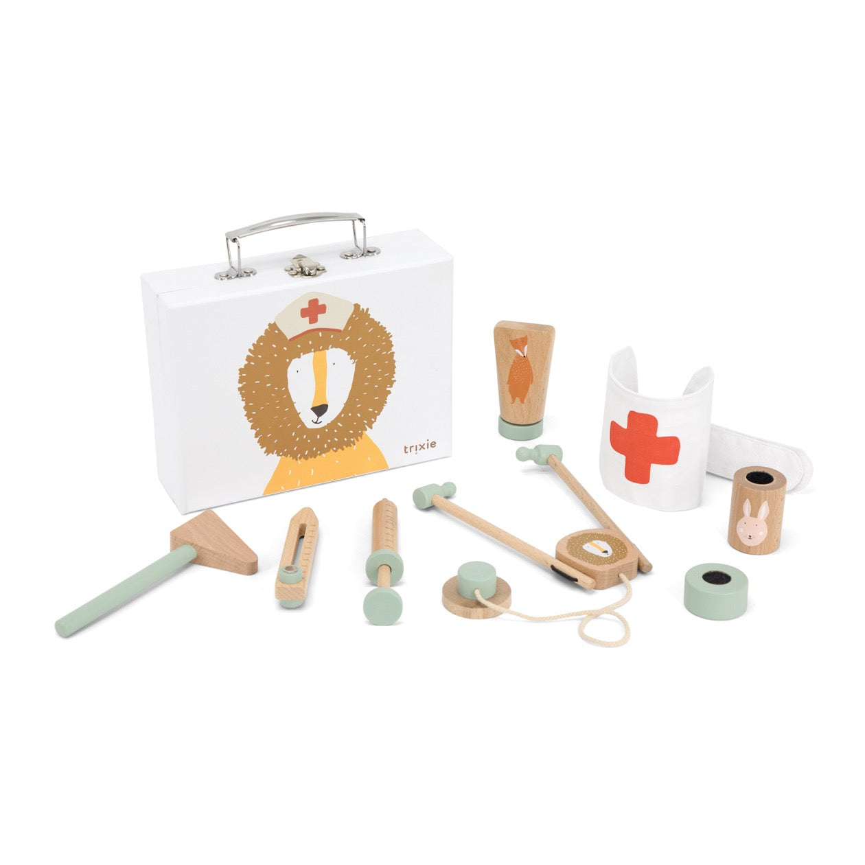 houten doktersset, all animals - TRIXIE