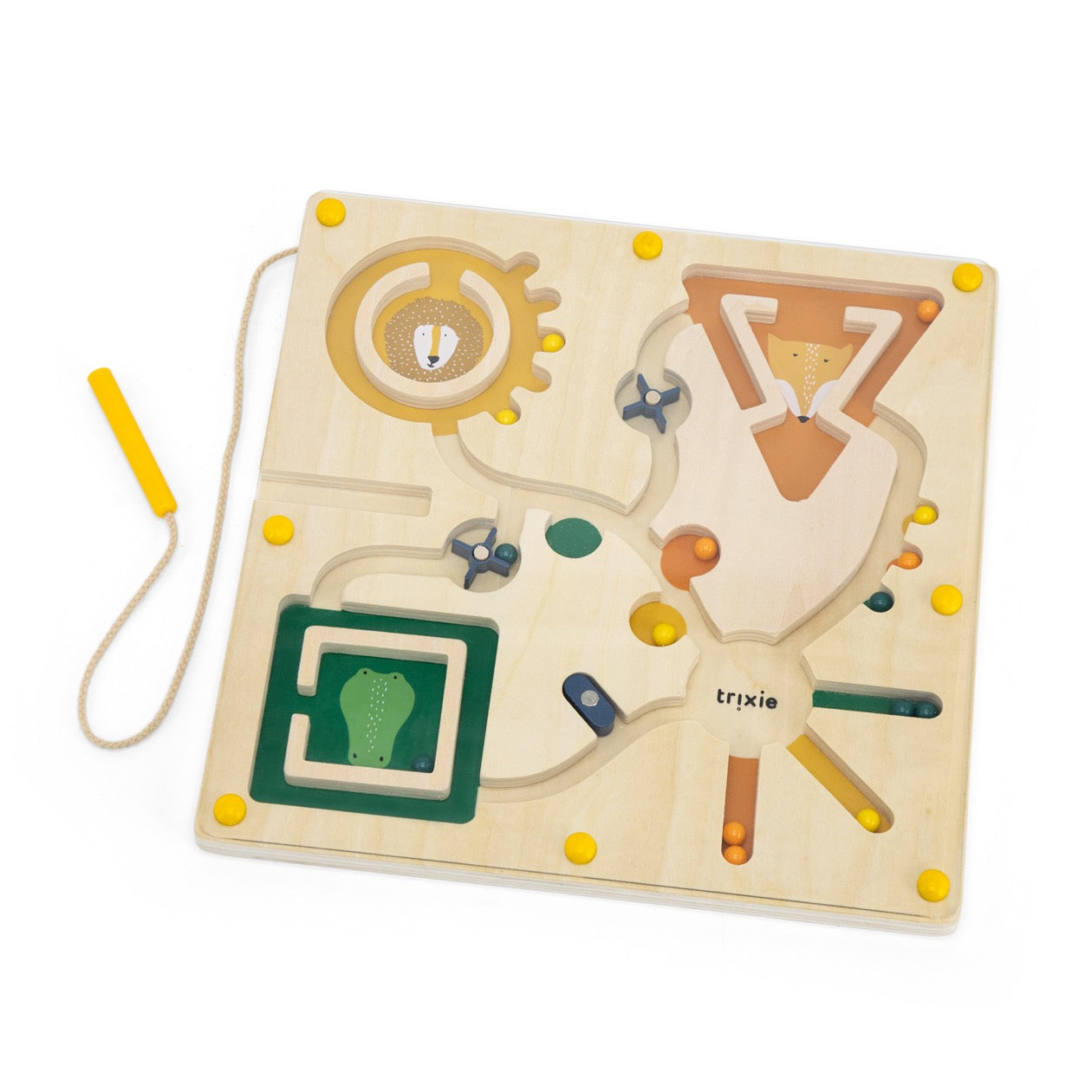 houten magnetisch doolhof, all animals - TRIXIE