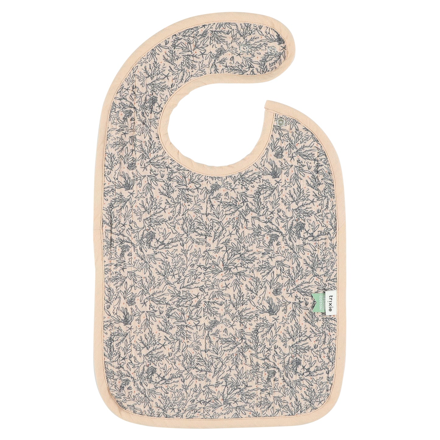 slabbetje, 3-pack, lovely leaves - TRIXIE
