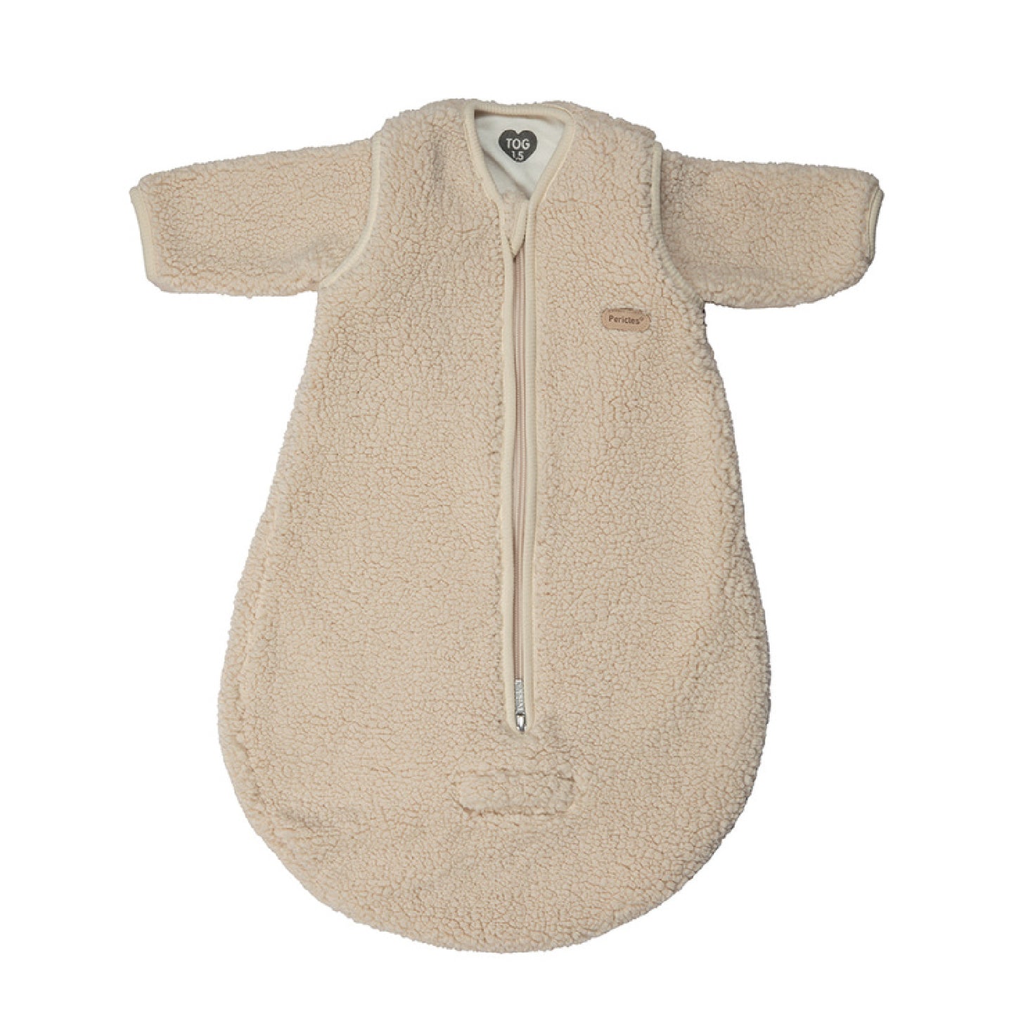 slaapzak teddy 70 cm, creme, 1.5 TOG - PERICLES