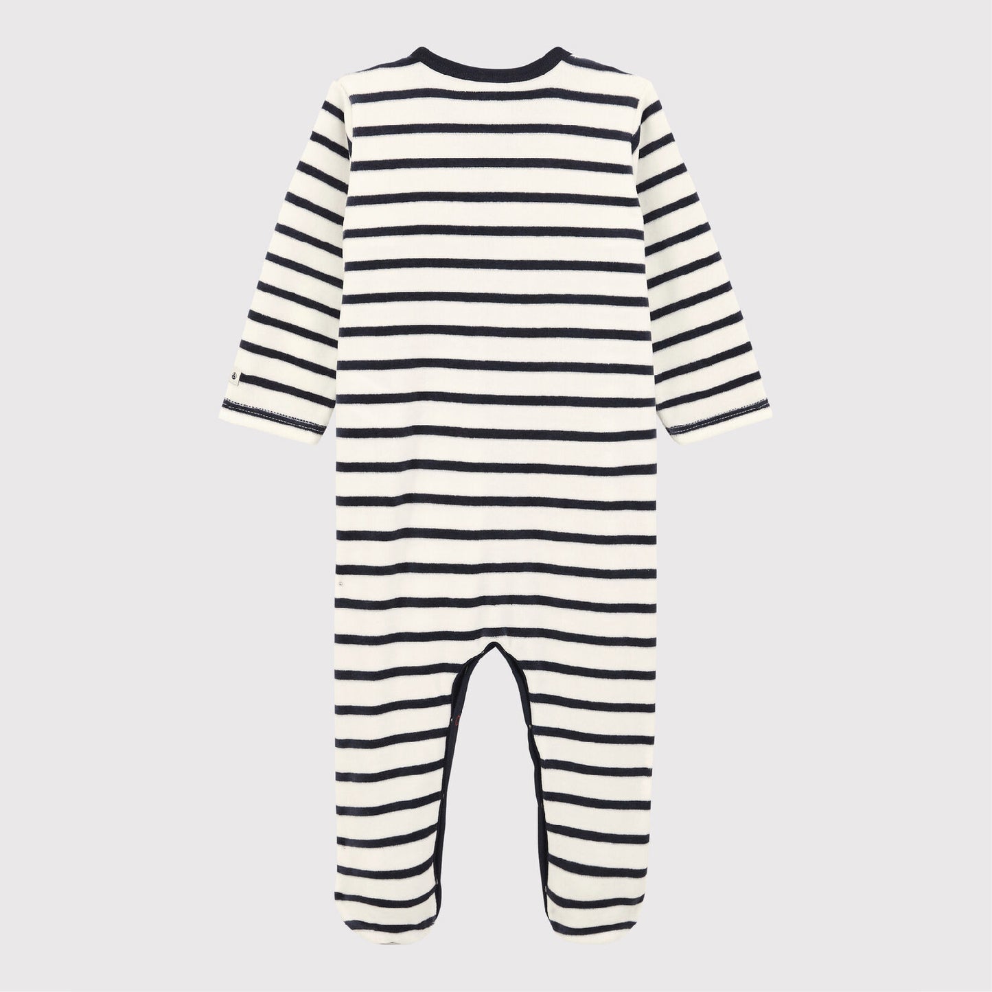 pyjama fluweel, marshmellow/smoking - PETIT BATEAU