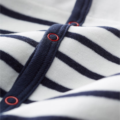 pyjama fluweel, marshmellow/smoking - PETIT BATEAU