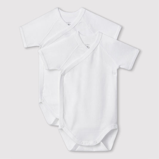 body korte mouw, 2-pack - PETIT BATEAU