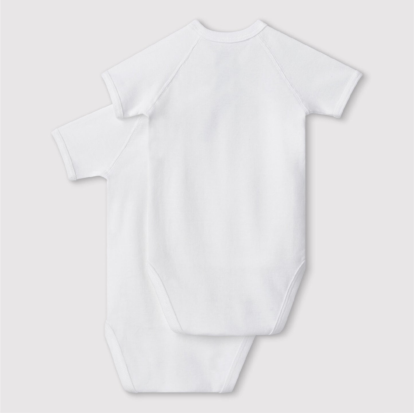 body korte mouw, 2-pack - PETIT BATEAU