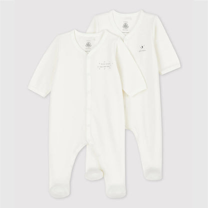 pyjama biokatoen, 2-pack, signature - PETIT BATEAU