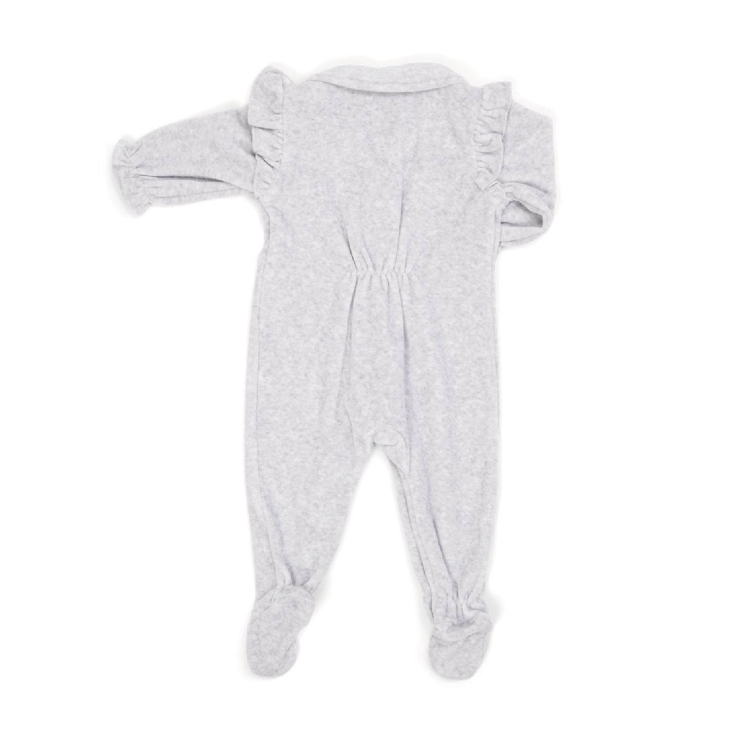babypak, velours girl, light grey - POETREE KIDS
