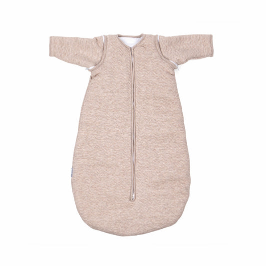 slaapzak 90 cm winter, chevron light camel - POETREE KIDS
