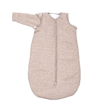 slaapzak 90 cm winter, chevron light camel - POETREE KIDS