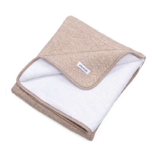wiegdeken, chevron light camel - POETREE KIDS