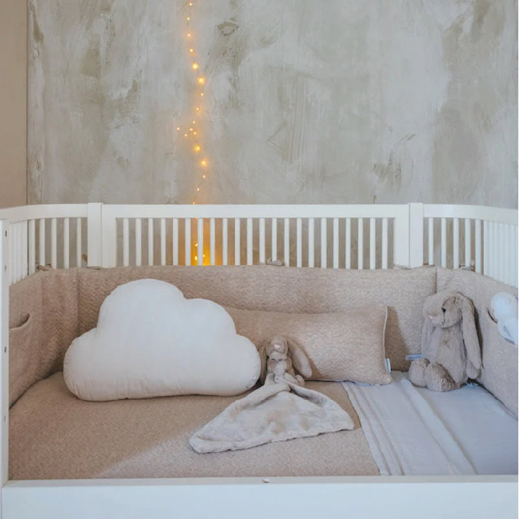 decoratiekussen, chevron light camel - POETREE KIDS