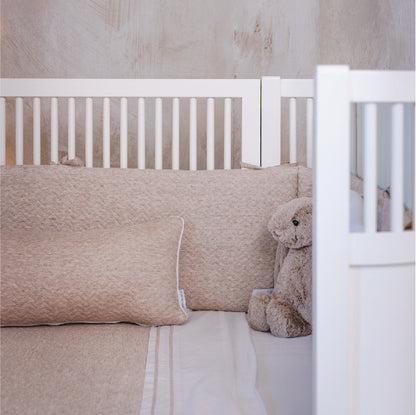 decoratiekussen, chevron light camel - POETREE KIDS