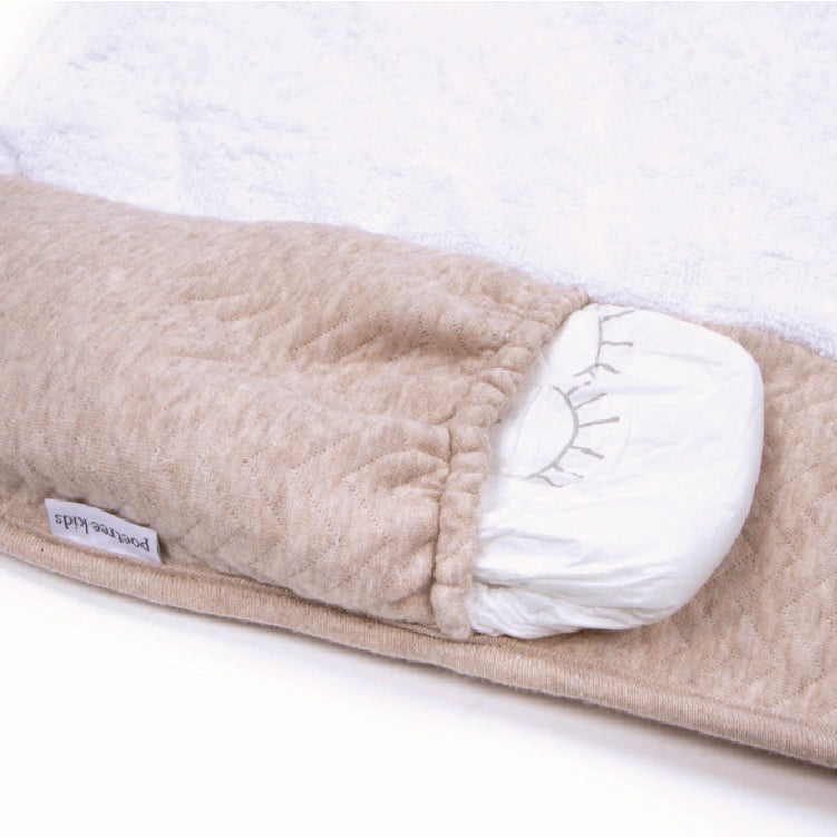 verschoningsmatje, chevron light camel – POETREE KIDS