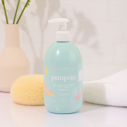 wasgel/shampoo, witte musk en oranjebloesem - MONJOUR