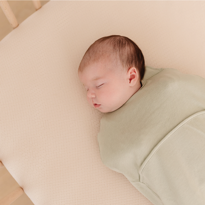 inbakerslaapzak piep, olive, 0.5 TOG – PUCKABABY