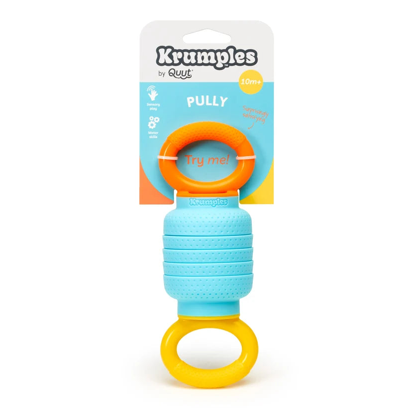 sensorisch speelgoed pully, vintage blue - QUUT