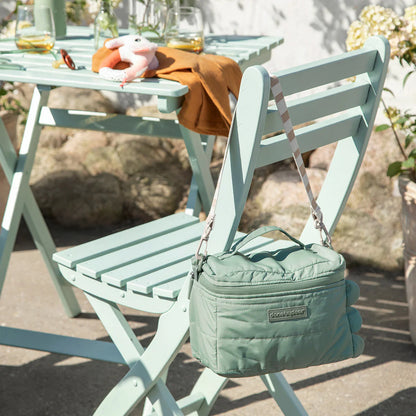 thermisch tasje quilted, green – DONE BY DEER