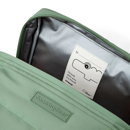 thermisch tasje quilted, green – DONE BY DEER