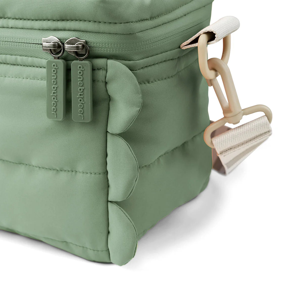 thermisch tasje quilted, green – DONE BY DEER