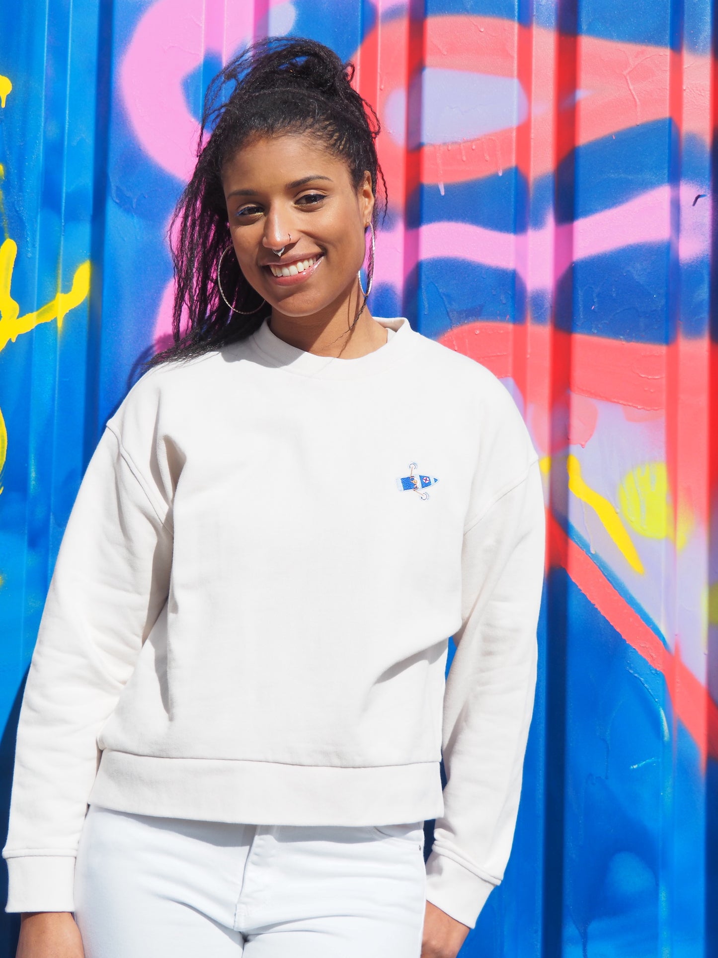 sweater women, 'take me to the sea' boat, beige - RIDGES & STEAM