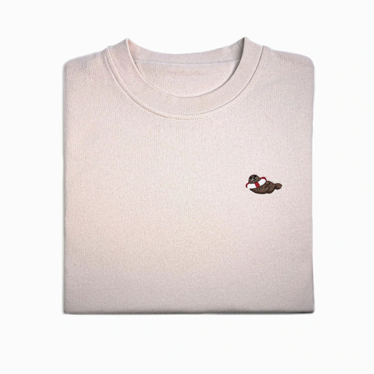 sweater women, 'take me to the sea' sea lion, beige - RIDGES & STEAM