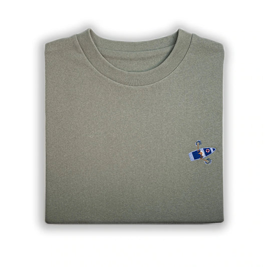 sweater men, 'take me to the sea' boat, sage green - RIDGES & STEAM