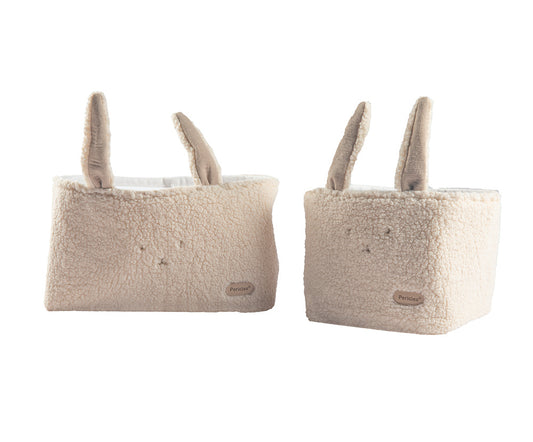 set opbergmandje, rabbit - PERICLES