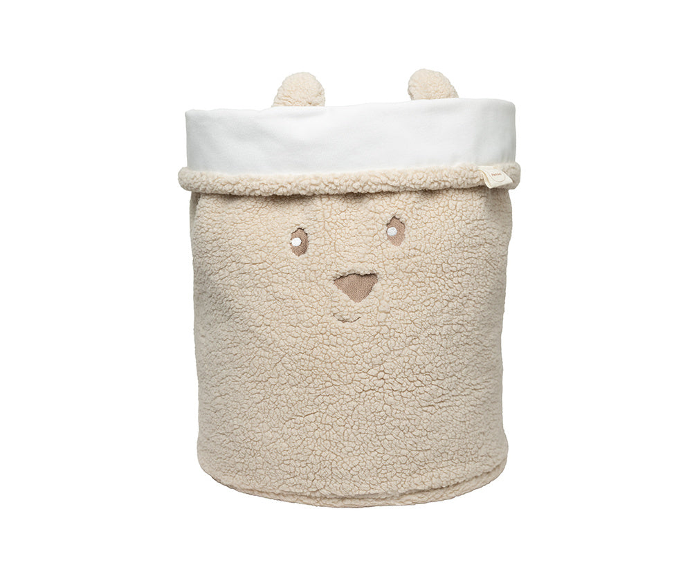 opbergmand L bear, creme - PERICLES