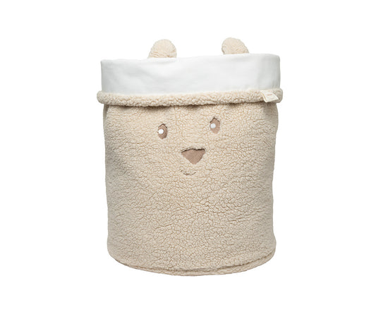 opbergmand L bear, creme - PERICLES