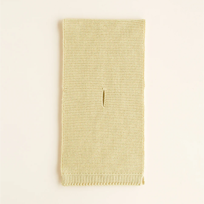 sjaal ivo, light yellow - HVID