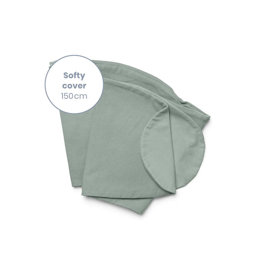 hoes voedingskussen softy, corduroy green - DOOMOO