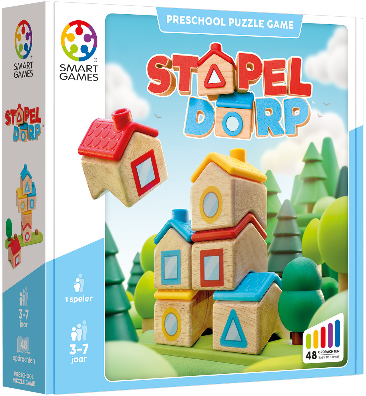 spelletje stapeldorp - SMART GAMES