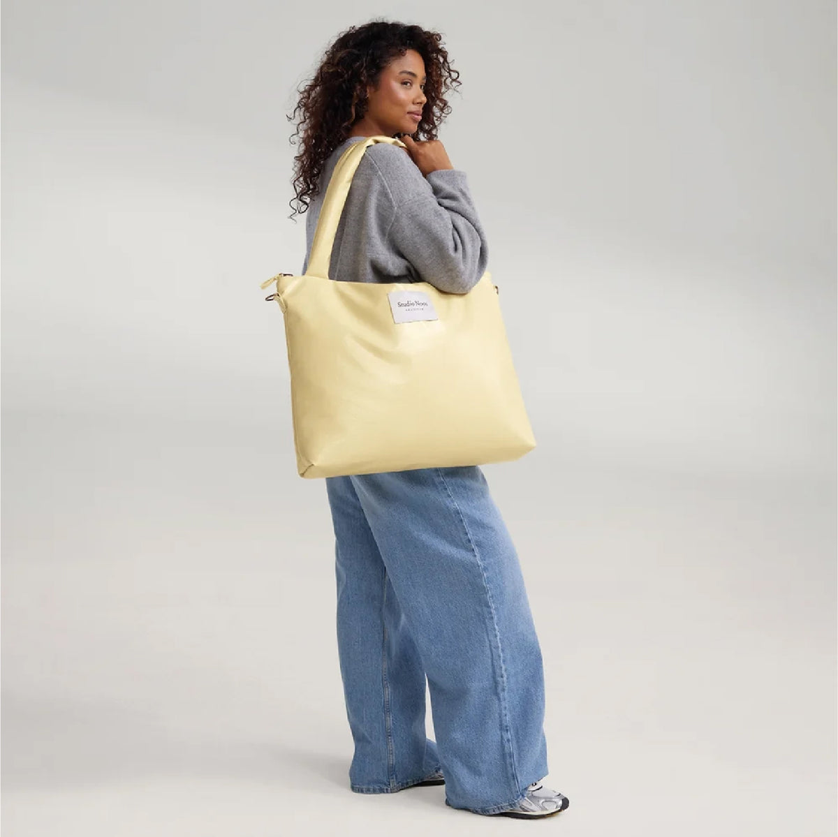 luiertas vegan leather, butter - STUDIO NOOS