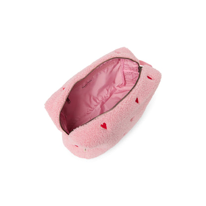 toilettas teddy hearts, light pink - STUDIO NOOS