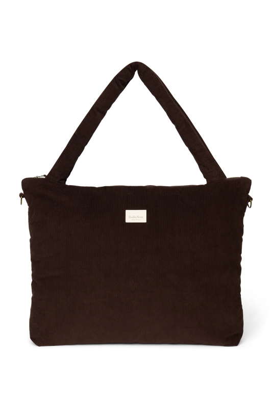 luiertas rib puffy, dark brown - STUDIO NOOS