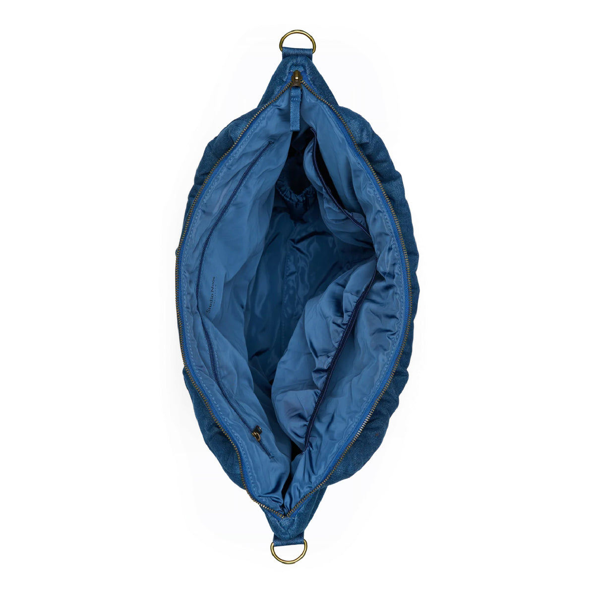 luiertas denim hearts, dark blue - STUDIO NOOS