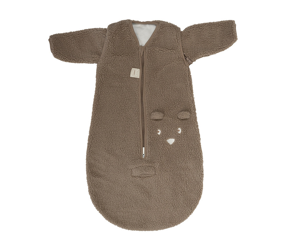 slaapzak teddy 70 cm bear, chocolate, 1.5 TOG - PERICLES