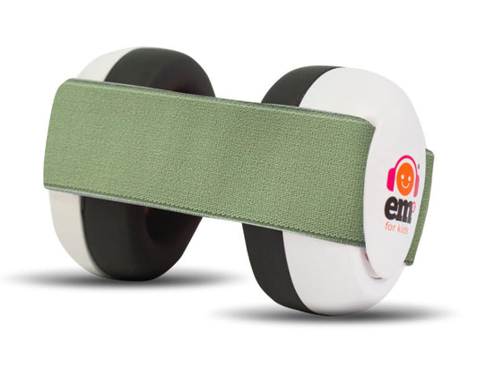gehoorbeschermers baby, sage/white  - EMS FOR KIDS