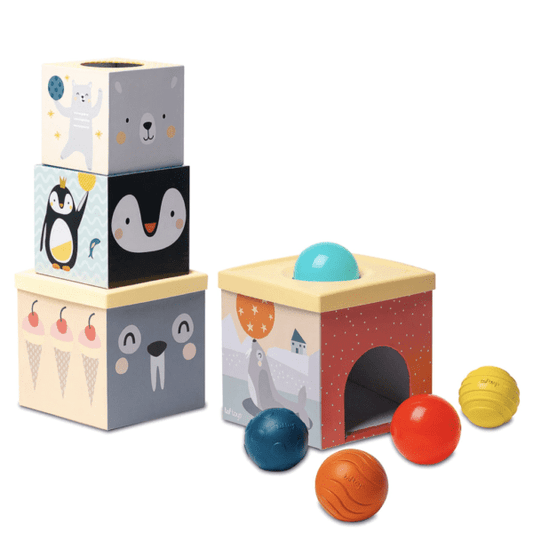 activiteitenspeelgoed, Ball Drop Stacker - TAF TOYS