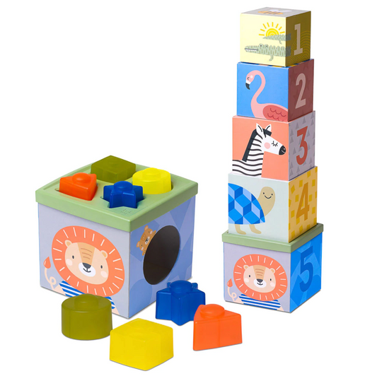 activiteitenspeelgoed, Savannah Sort & Stack - TAF TOYS