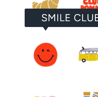 pet dark denim, smile club - ATELIER POMME