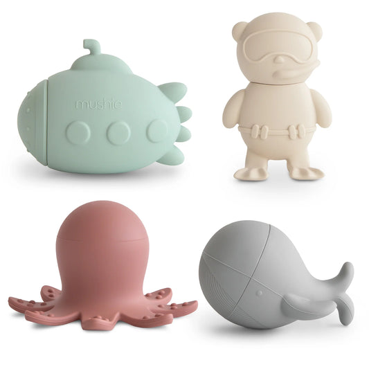 badspeelgoed 4-pack, sealife - MUSHIE