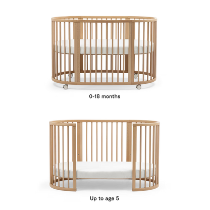 bed sleepi, warm brown - STOKKE