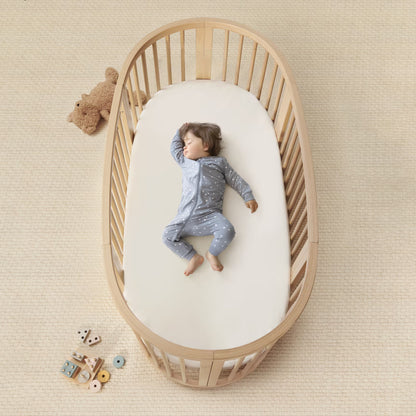 bed sleepi, warm brown - STOKKE