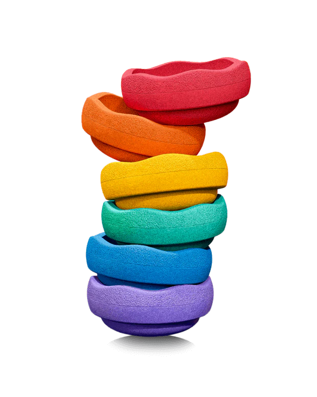 stapelblok mini, rainbow - STAPELSTEIN