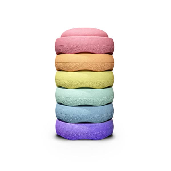 stapelblokken original, rainbow pastel - STAPELSTEIN