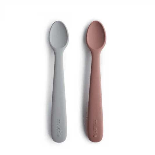 set eetlepels, stone/cloudy mauve - MUSHIE