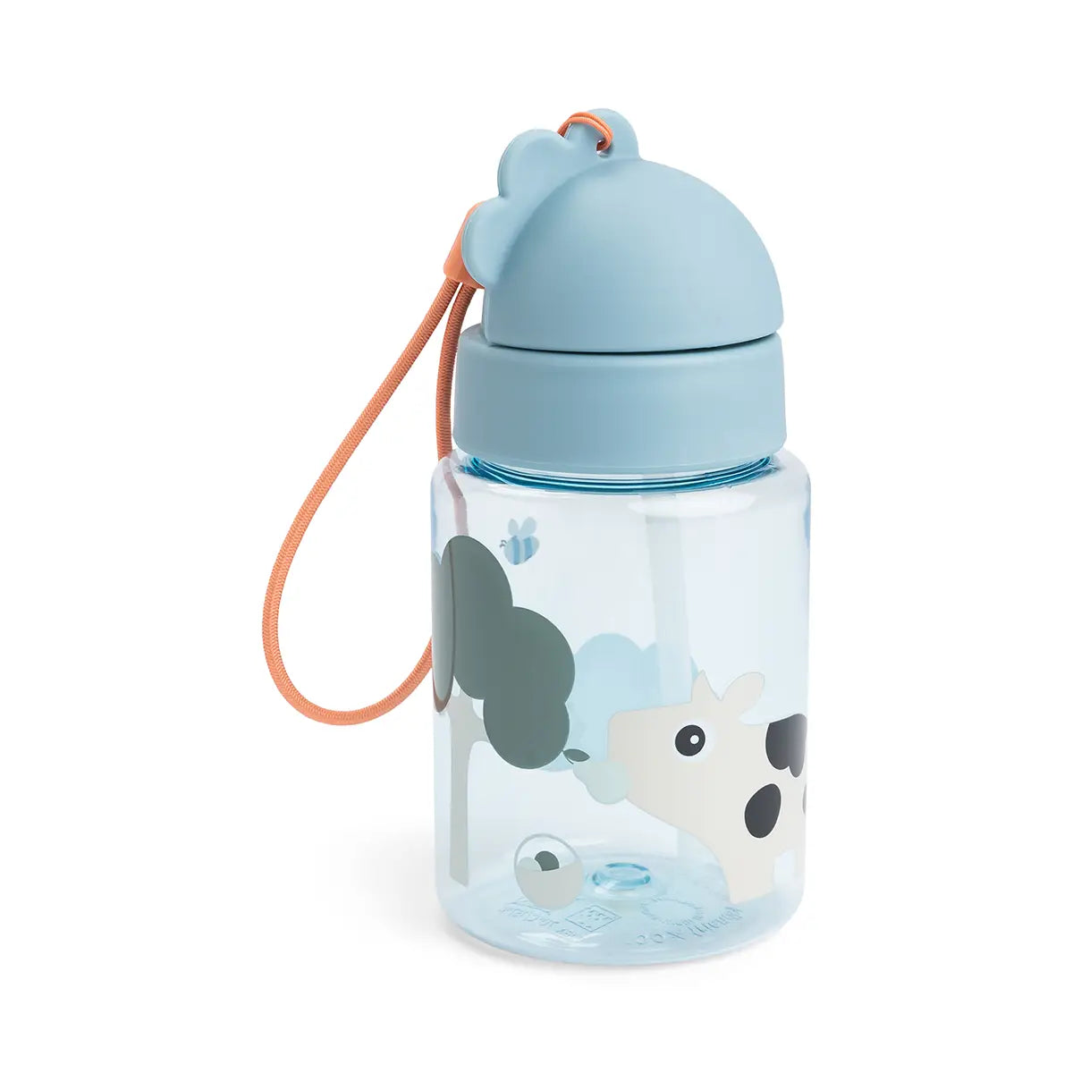 drinkfles tiny farm, blue - DONE BY DEER