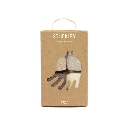 sokken, 4-pack newborn, doe - STUCKIES