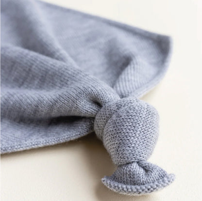 knuffeldoekje teddy tokki, grey melange – HVID